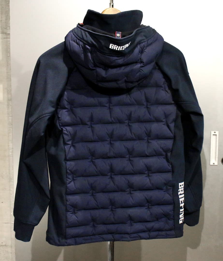 ひろろブリーフィングゴルフ ハイブリッドダウンパーカ　ネイビー メンズ S