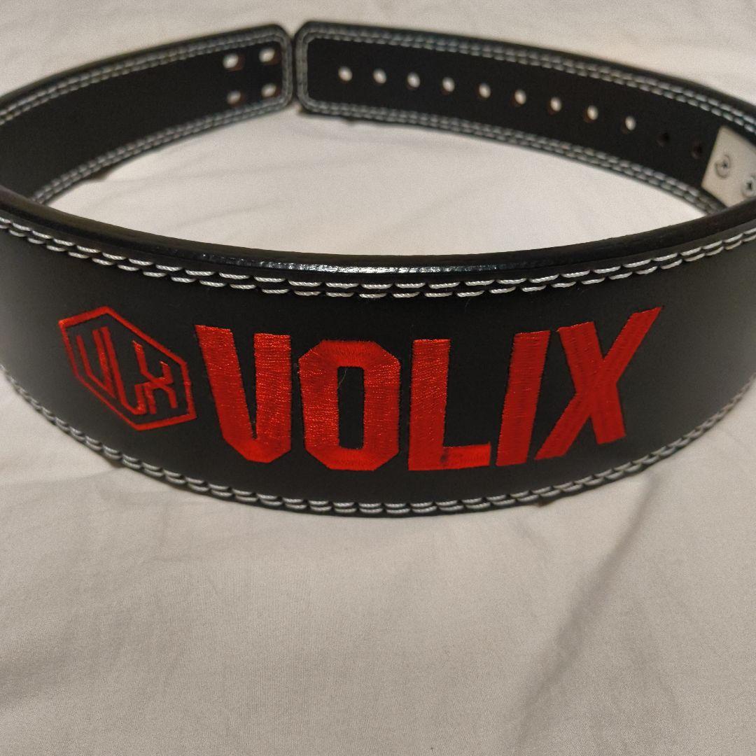 s*z様 VOLIX ウエイトトレーニング パワーベルト 黒/赤