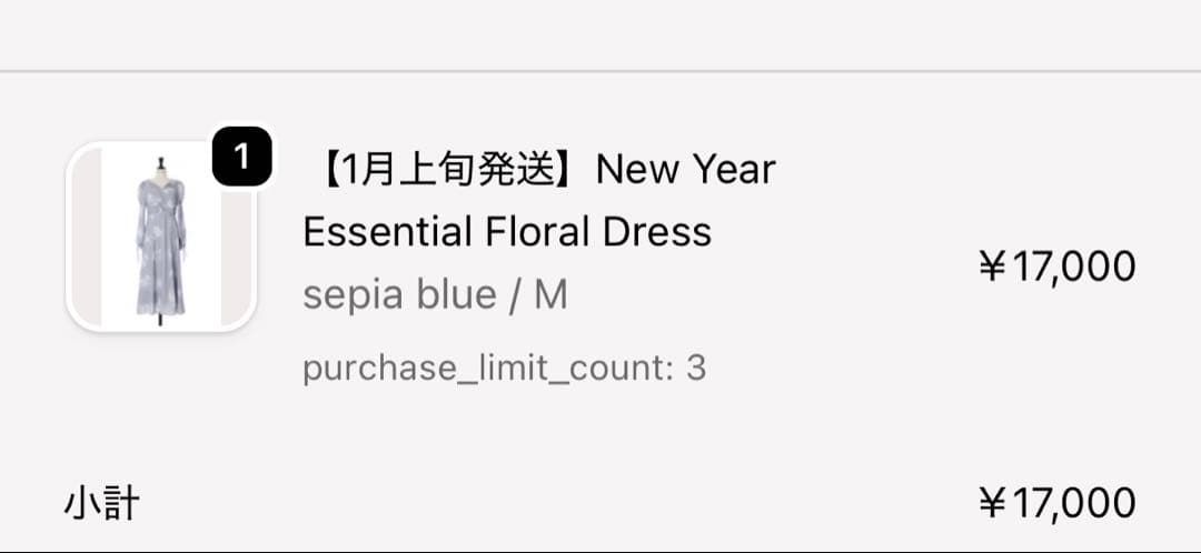 【専用】New Year Essential Floral Dress Mサイズ