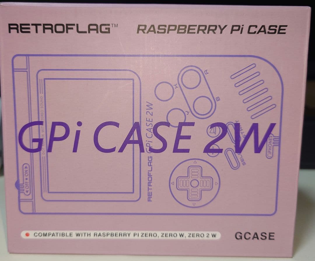 Retroflag GPi Case 2W とPi Zero 2 W のセット