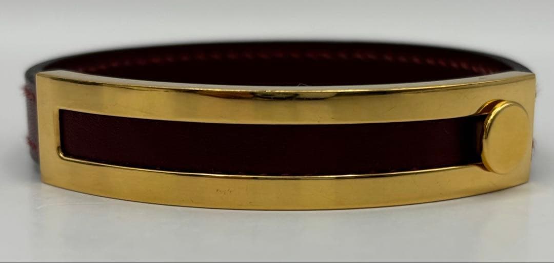 HERMES エルメス プスプス バングル ブレスレット ルージュアッシュ