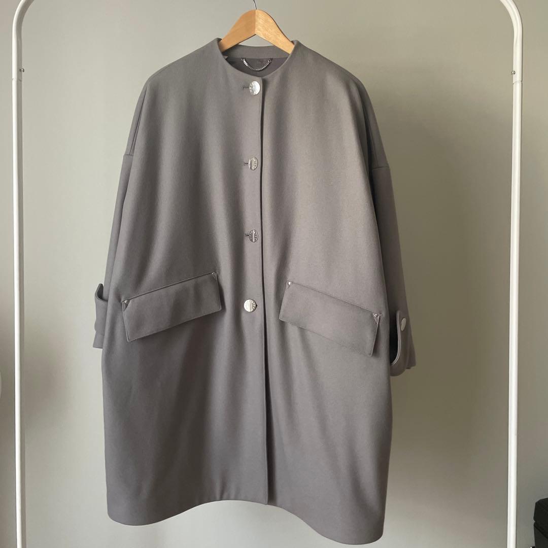 ジャケット・アウター HUMBLE NO COLLAR COCOON