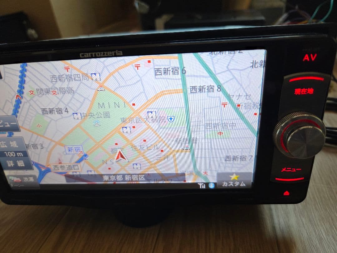 carrozzeria AVIC-RW09 楽ナビ フルセグ　Bluetooth