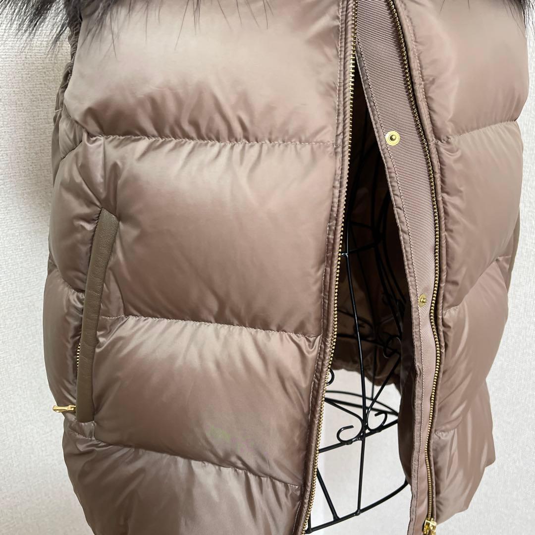 極美品ナノユニバース　西川ダウンベスト