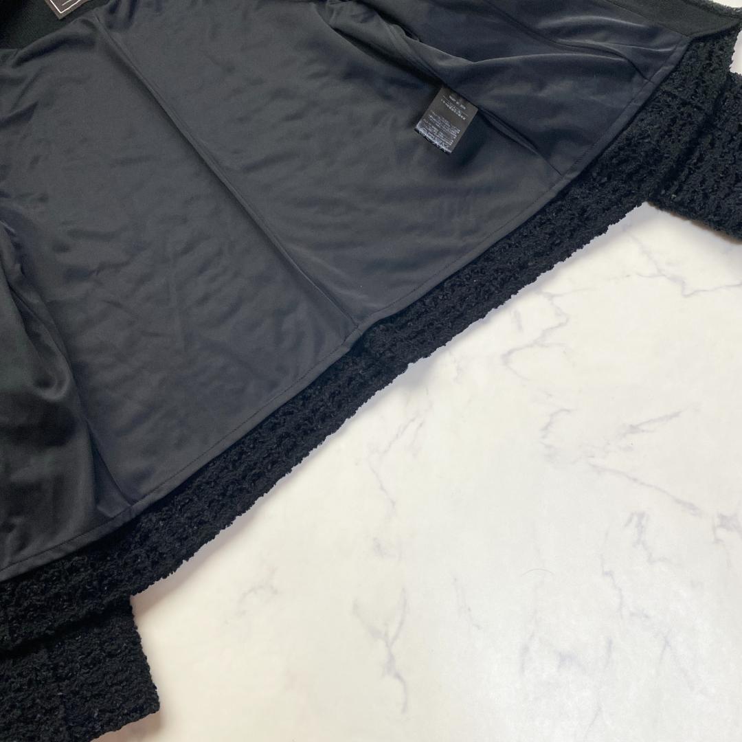 美品✨フォクシー クチュールニット ノーカラージャケット 40 4ポケット