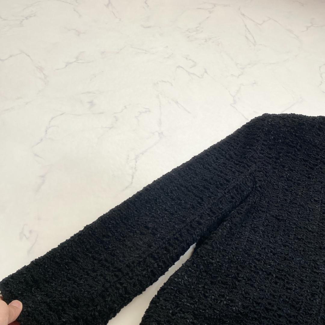 美品✨フォクシー クチュールニット ノーカラージャケット 40 4ポケット