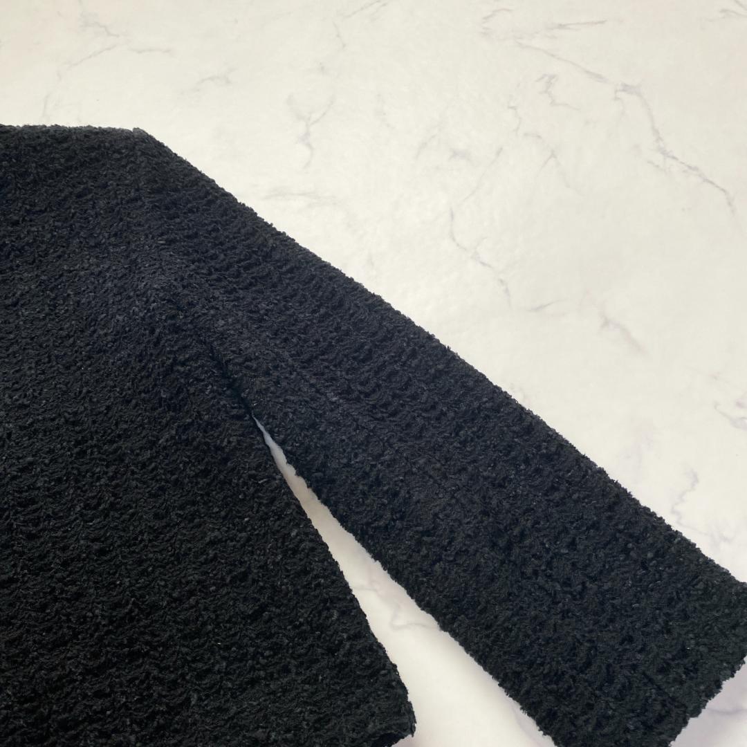 美品✨フォクシー クチュールニット ノーカラージャケット 40 4ポケット