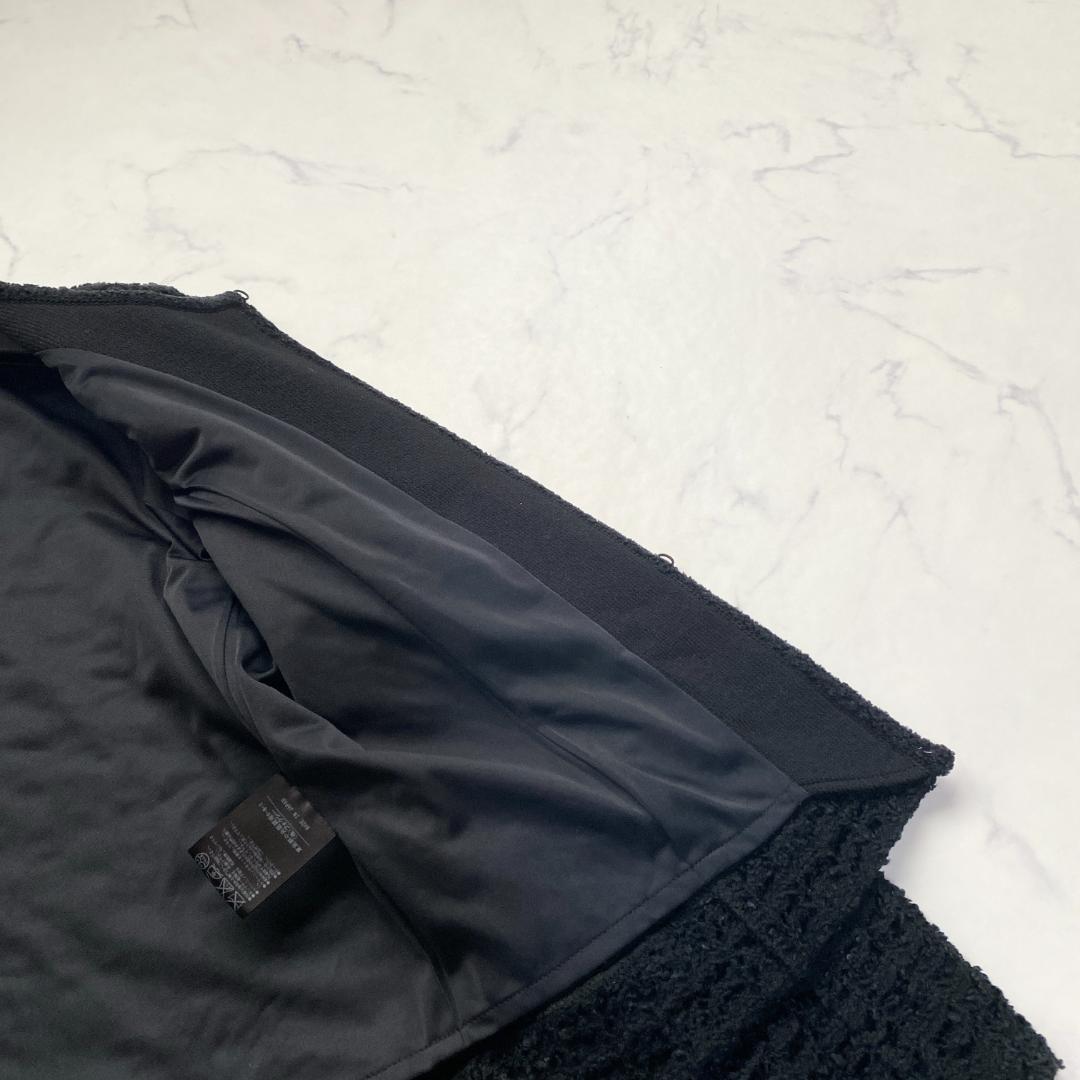 美品✨フォクシー クチュールニット ノーカラージャケット 40 4ポケット