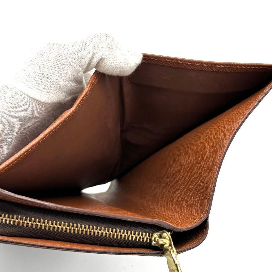 ルイヴィトン モノグラム ポルトパピエジップ ラウンドファスナー 二つ折り財布