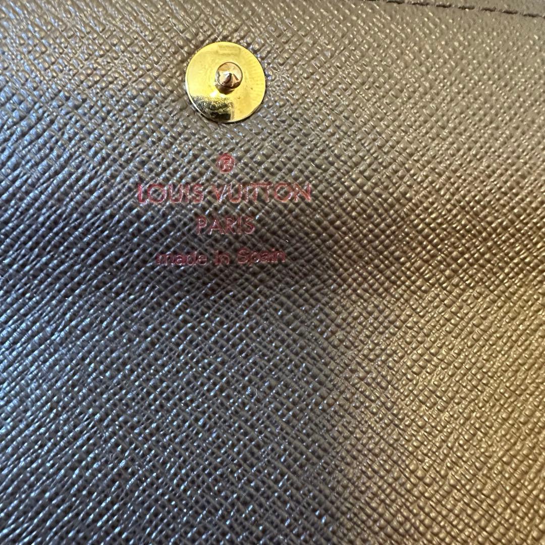 【超美品】LOUIS VUITTONルイヴィトン アレクサンドラ ダミエ　財布