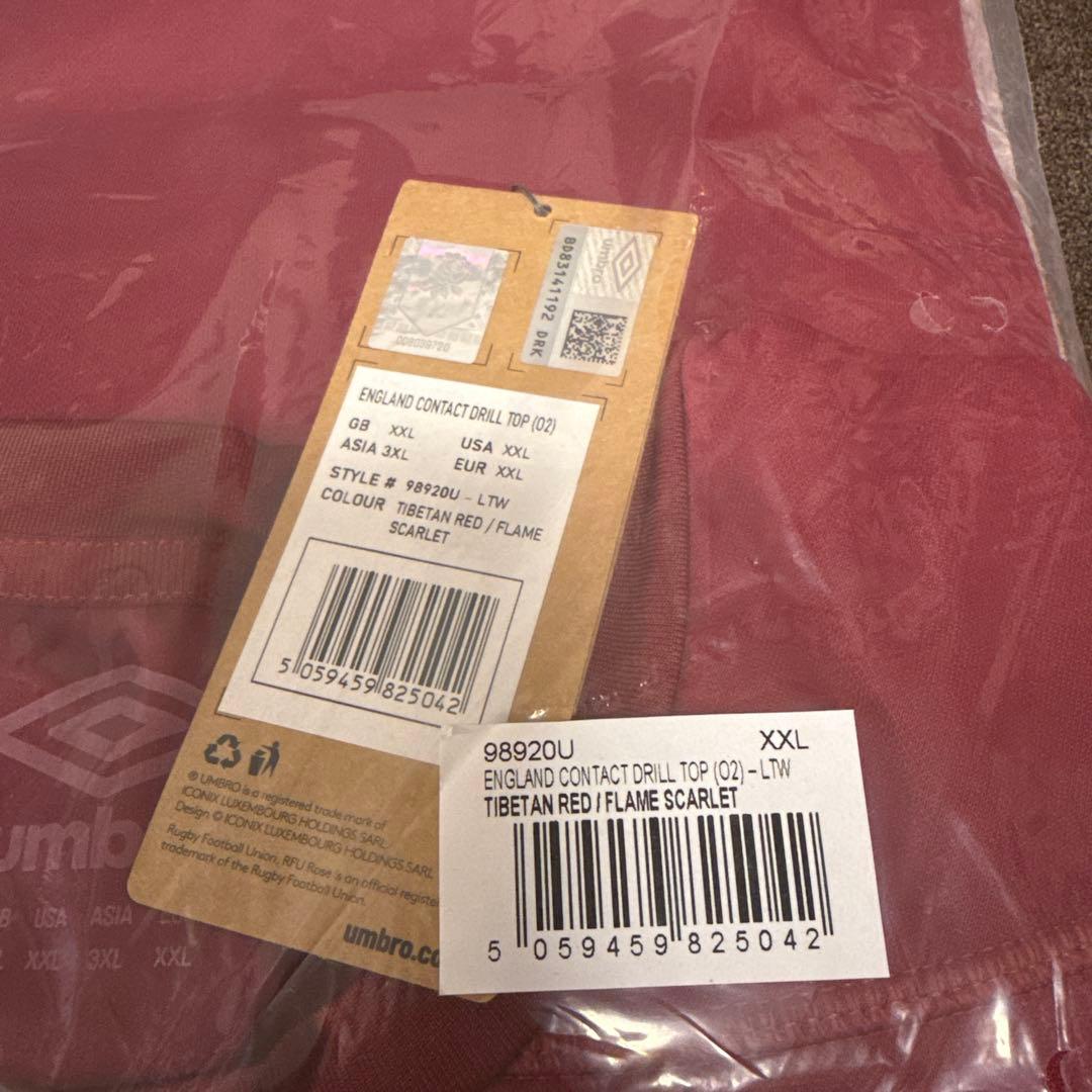 ラグビー　イングランド代表　トレーニングウェア