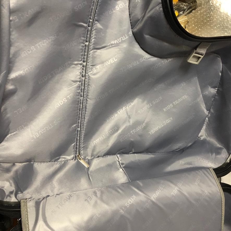 【中古】子供が乗れるキャリーケース キッズトラベル Mサイズ ブラックZ6