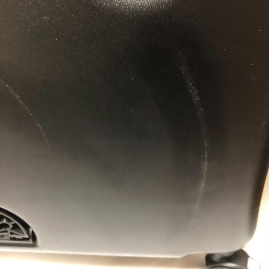 【中古】子供が乗れるキャリーケース キッズトラベル Mサイズ ブラックZ6