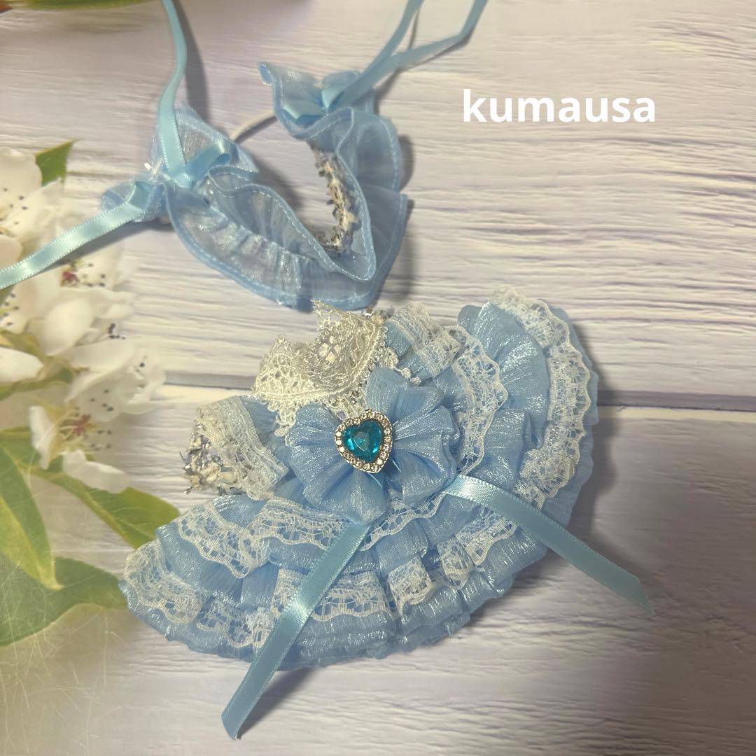 10cm人型ぬいぐるみ着せ替えワンピース　2着