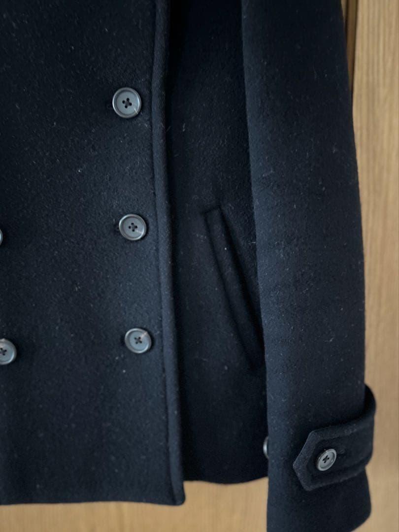 MARGARET HOWELL マーガレットハウエル ピーコートブラック