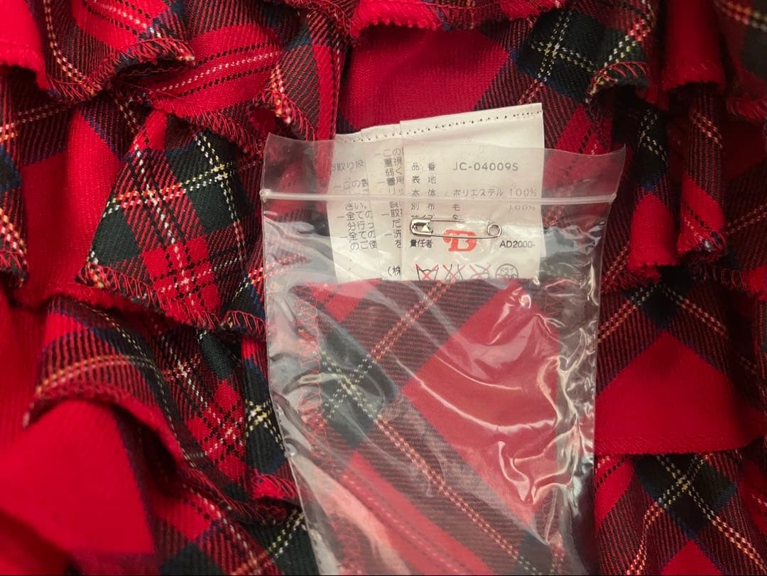 JUNYA WATANABE コムデギャルソン ☆レッドチェックコート