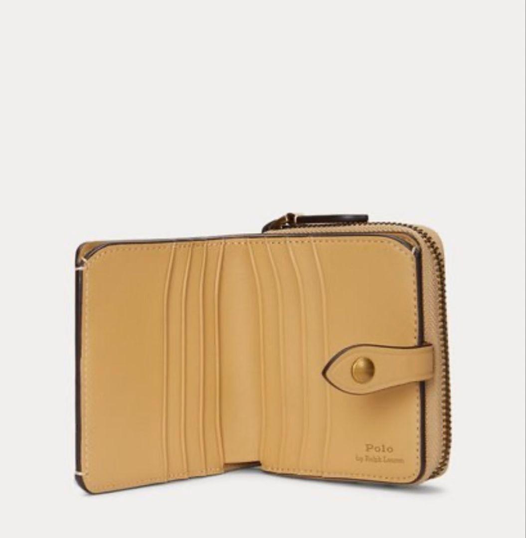 【新品未使用】ポロラルフローレン　ポロベア レザー　財布 小銭入れ付