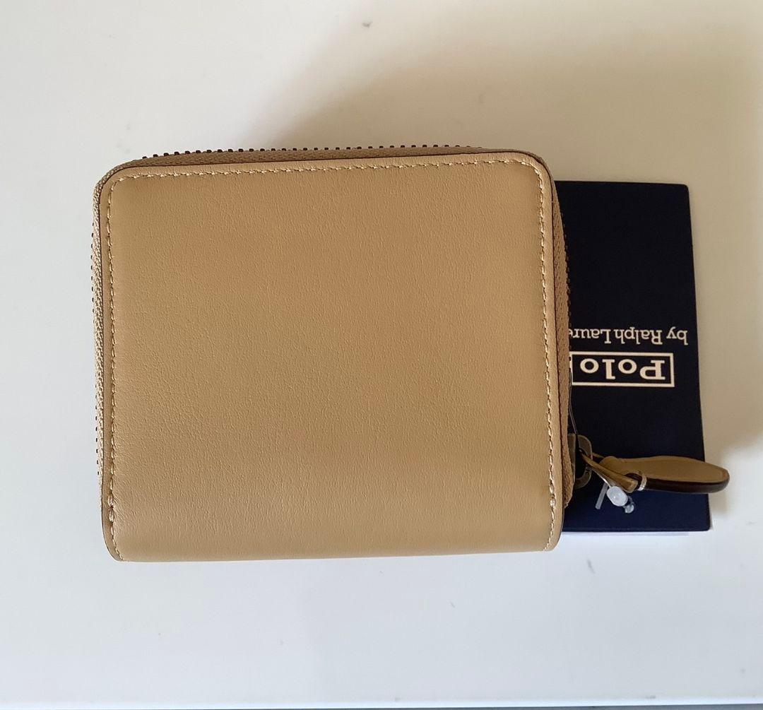 【新品未使用】ポロラルフローレン　ポロベア レザー　財布 小銭入れ付