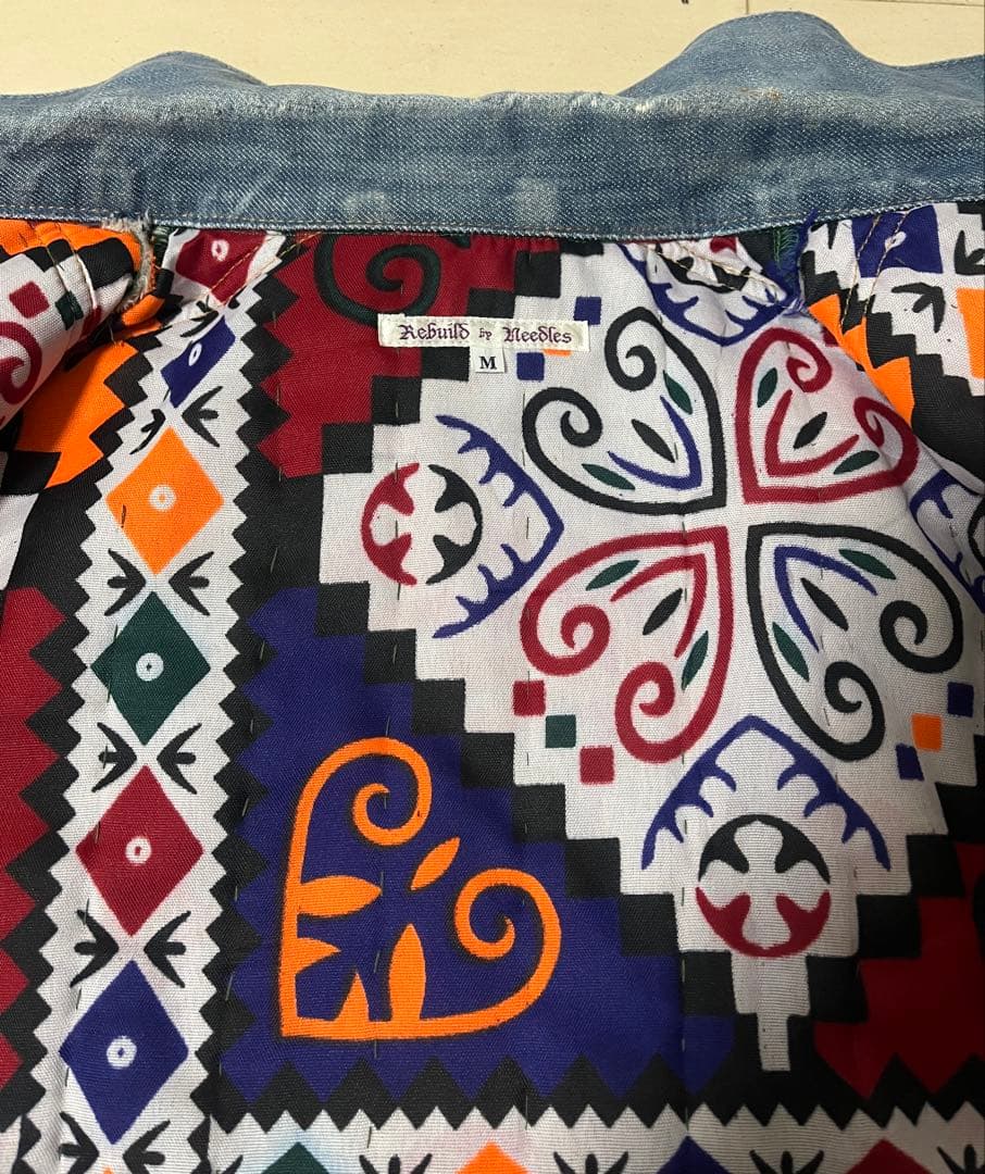 Needles Jean Jacket + Rug リメイク