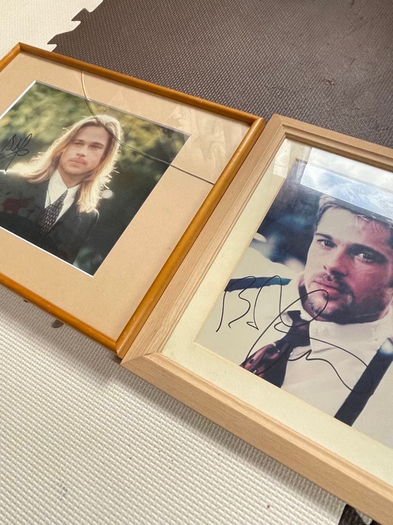 ブラットピット　直筆サイン　２点セット