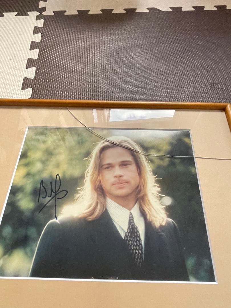 ブラットピット　直筆サイン　２点セット