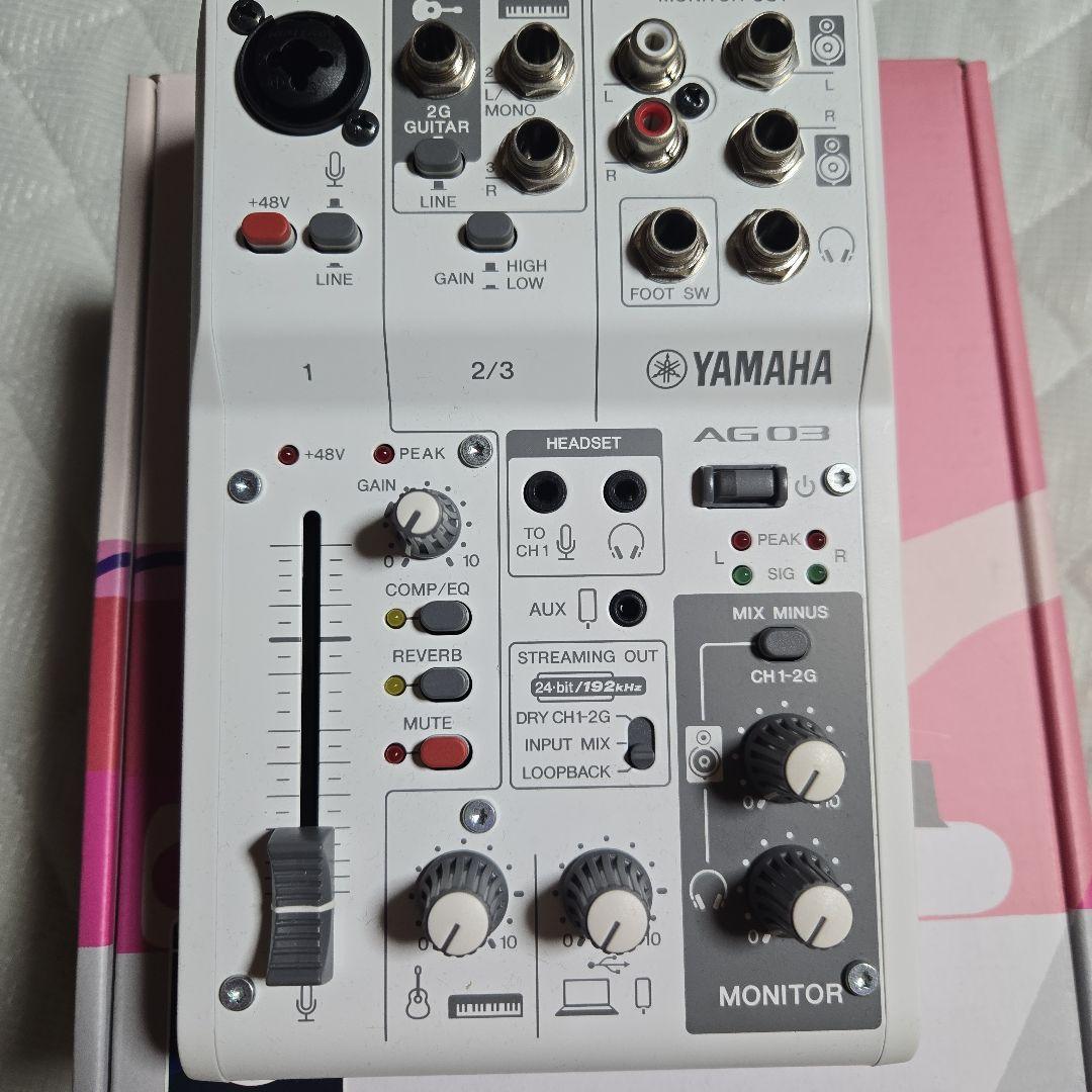 YAMAHA AG03 MK2 オーディオインターフェース ミキサー　おまけ付