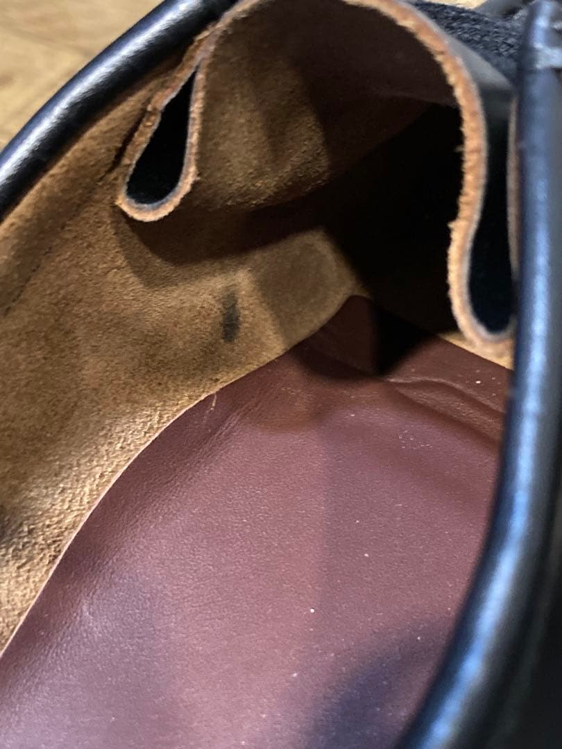 クラークスワラビー　BLACK Smooth Leathe