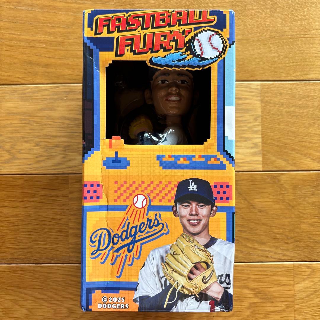 【非売品】球場配布品 佐々木朗希 ドジャースボブルヘッドMLBフィギュア