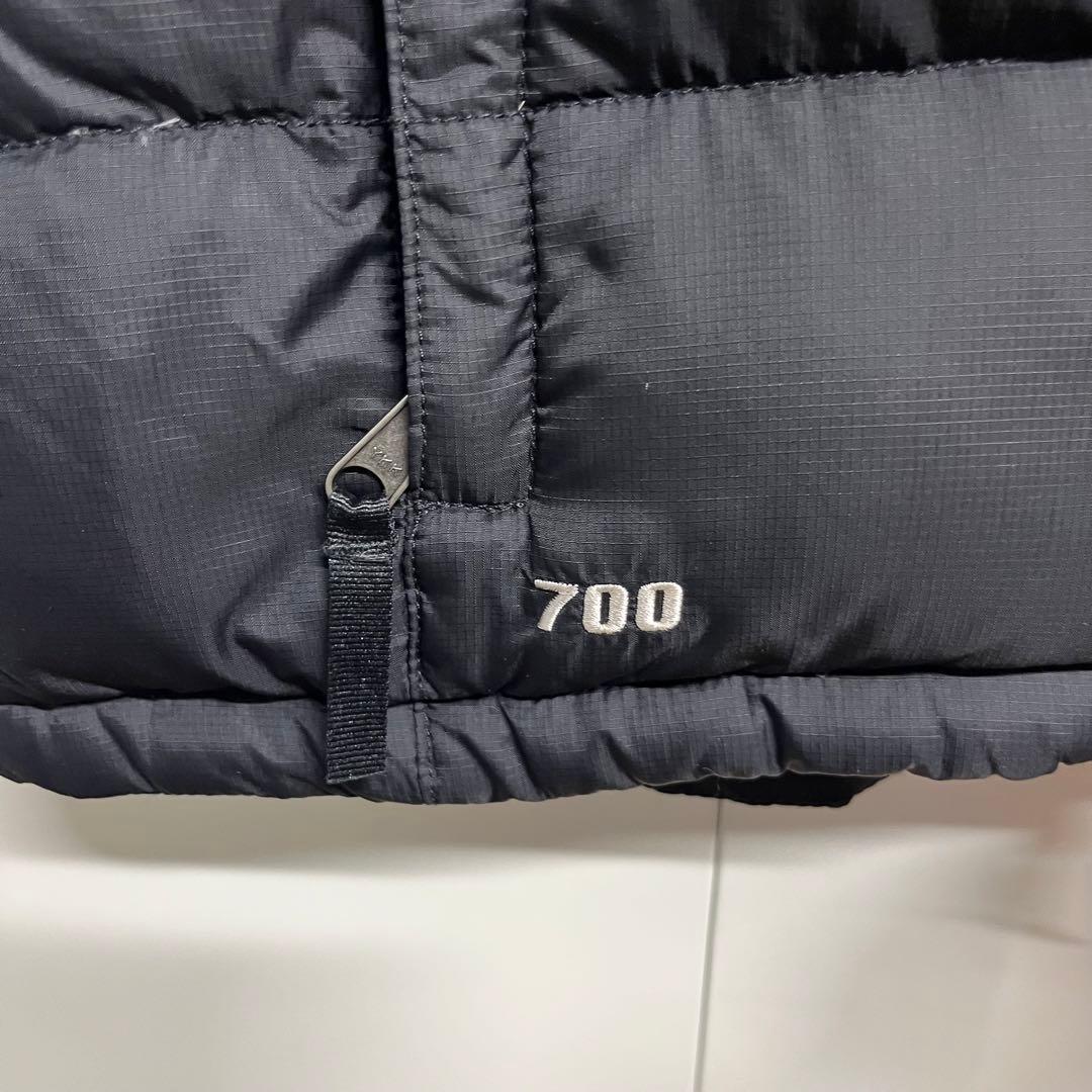 31【人気】ノースフェイス　ダウンベスト　ヌプシ　レディースXS　黒　ブラック