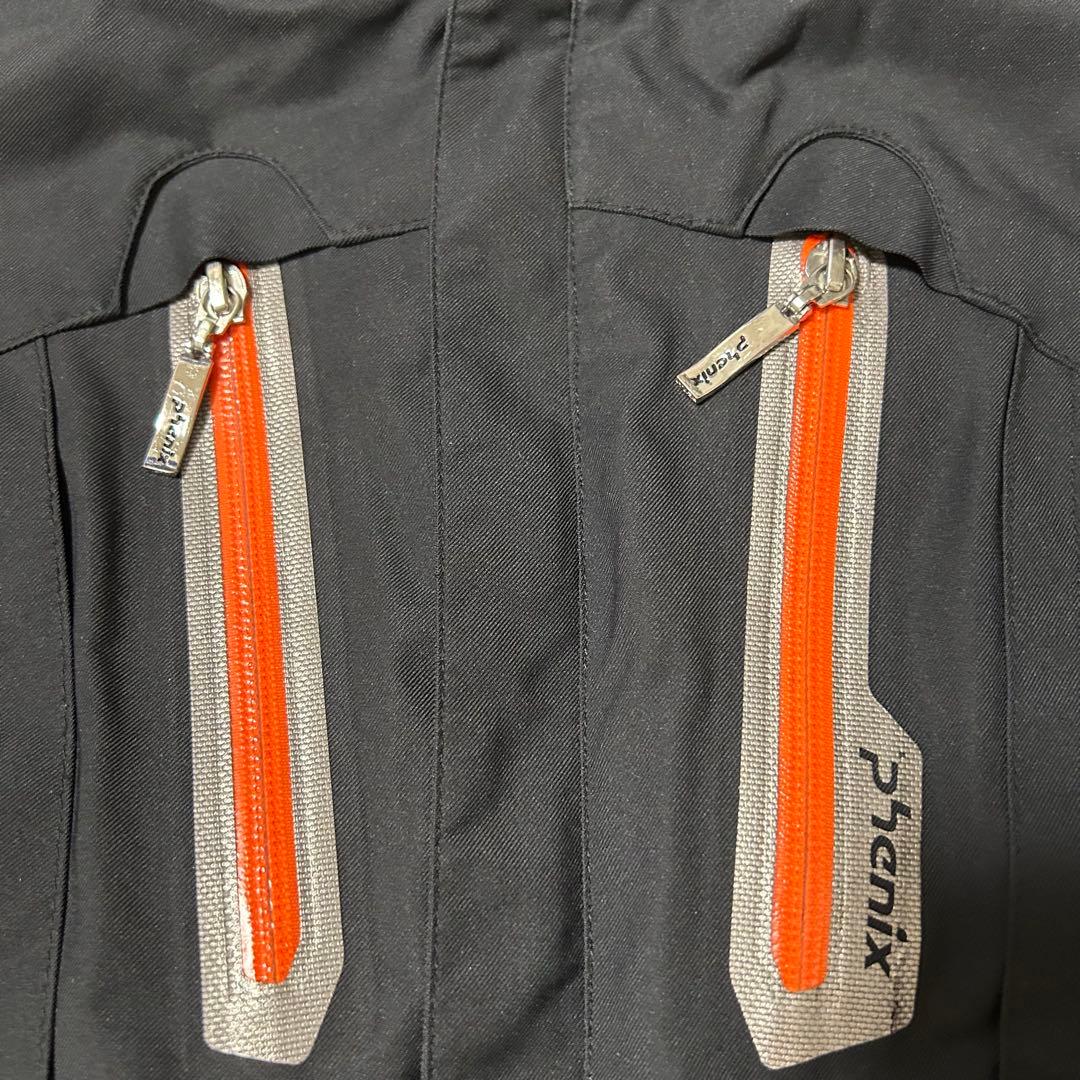 【美品】phenix フェニックス スキーウェア 上下 黒 レディース メンズS