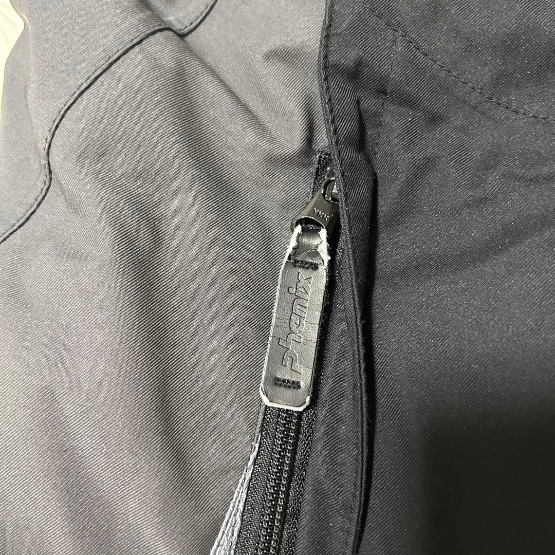 【美品】phenix フェニックス スキーウェア 上下 黒 レディース メンズS