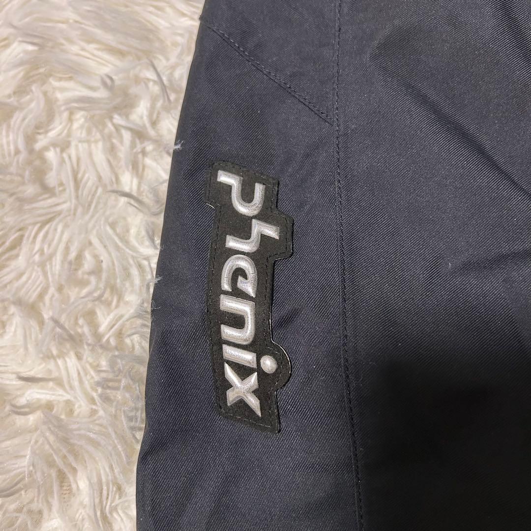 【美品】phenix フェニックス スキーウェア 上下 黒 レディース メンズS