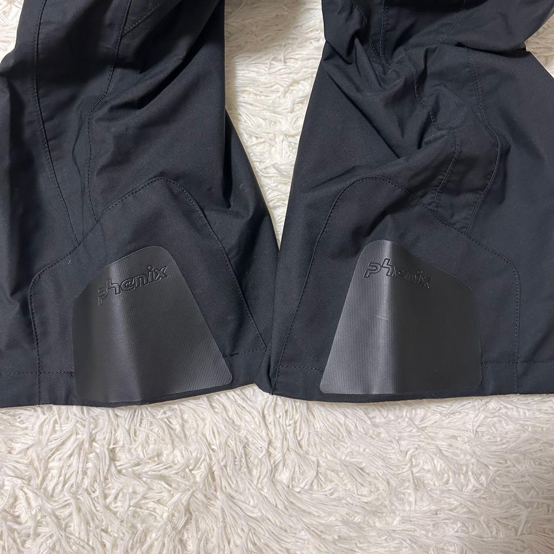 【美品】phenix フェニックス スキーウェア 上下 黒 レディース メンズS