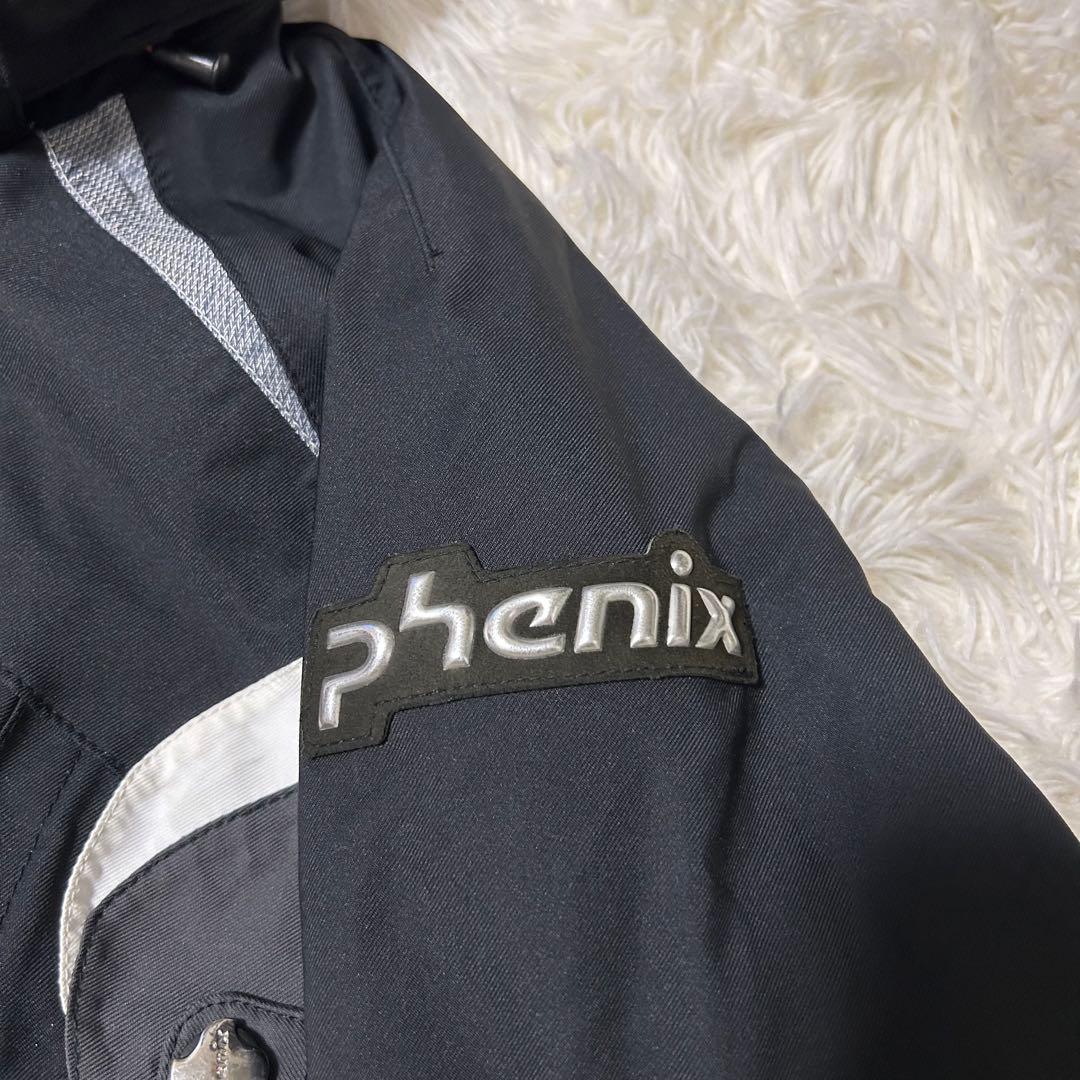 【美品】phenix フェニックス スキーウェア 上下 黒 レディース メンズS