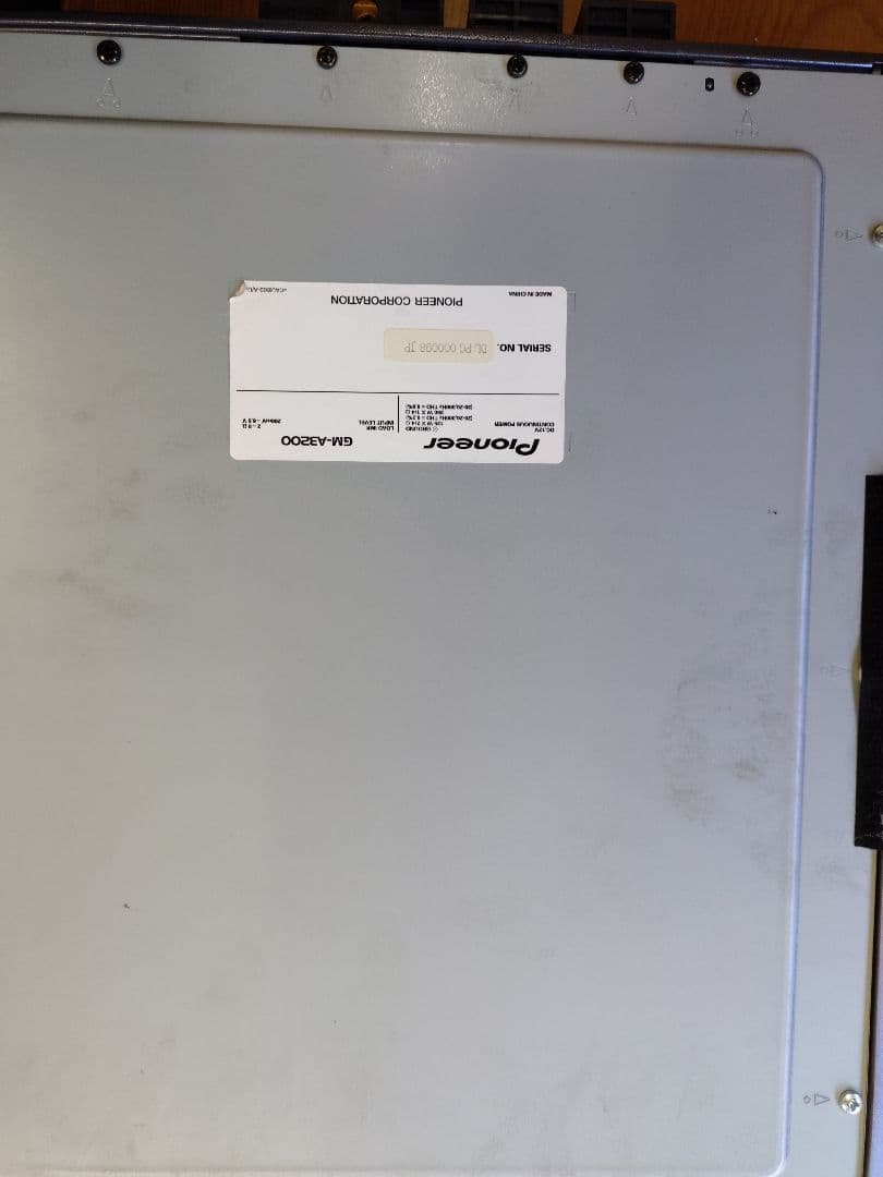 Pioneer GMA3200 アンプ
