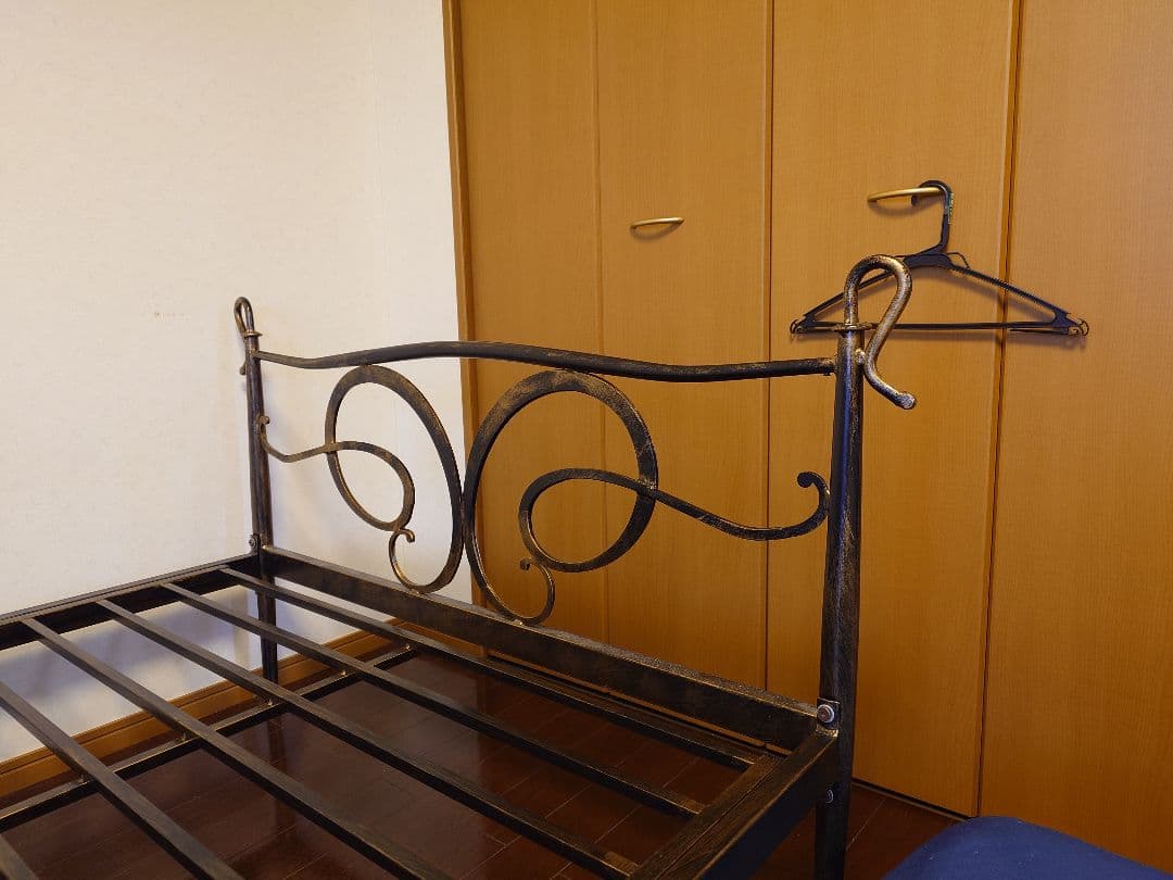 アンティーク風ベッド　パピヨン　セミダブルサイズ