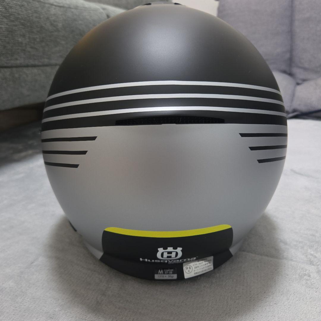 AIROH Husqvarna ジェットヘルメット ブラック/シルバー