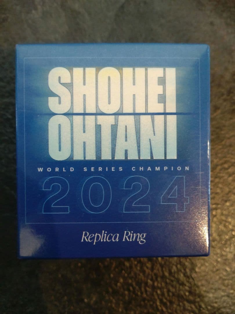 大谷翔平選手 2024 ワールドシリーズチャンピオンレプリカリング