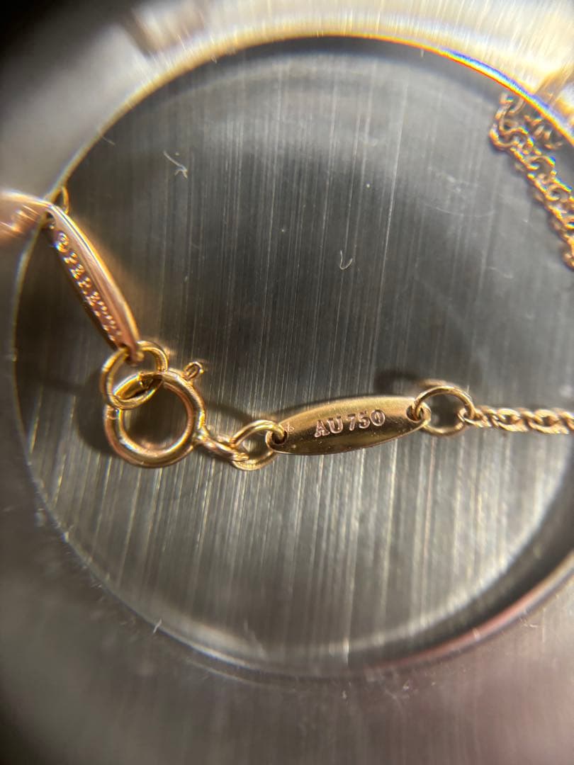 本日限定値下げ ティファニー ローズゴールドチェーンk18