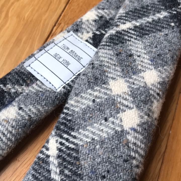 【新品未使用】THOM BROWNE ツイードネクタイ