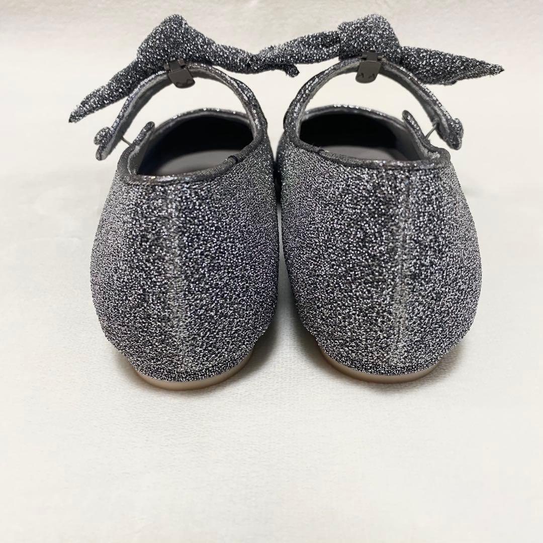 【未使用級】 AMERI アメリビンテージ フラットパンプス シューズ ラメ Ｌ