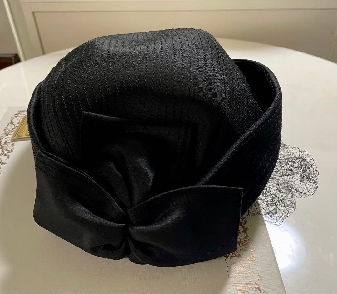 maxim ブラックリボン付きハット