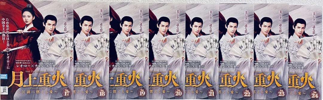 月上重火　江湖に燃える愛　【全24巻】　レンタル版DVD 全巻　レオ・ロー