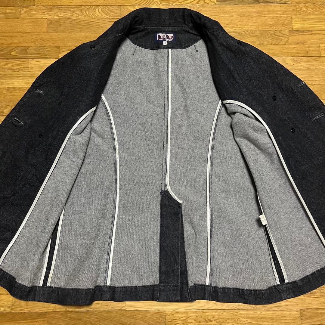 ハリウッドランチマーケット blueblue 日本製 デニムジャケット 2way