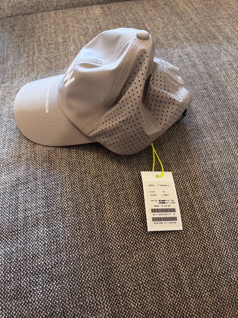 TFW グレー キャップ 通気性メッシュ