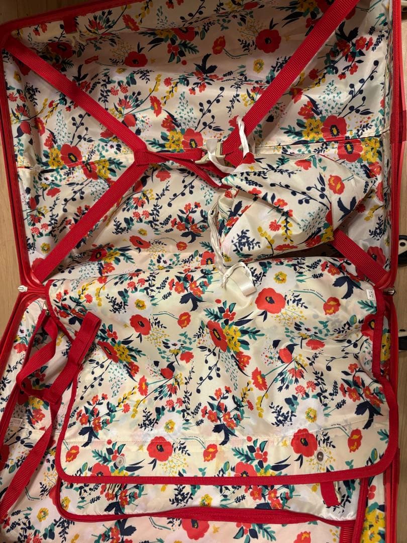 HaNT スーツケース 赤 5泊〜向け　75L 美品