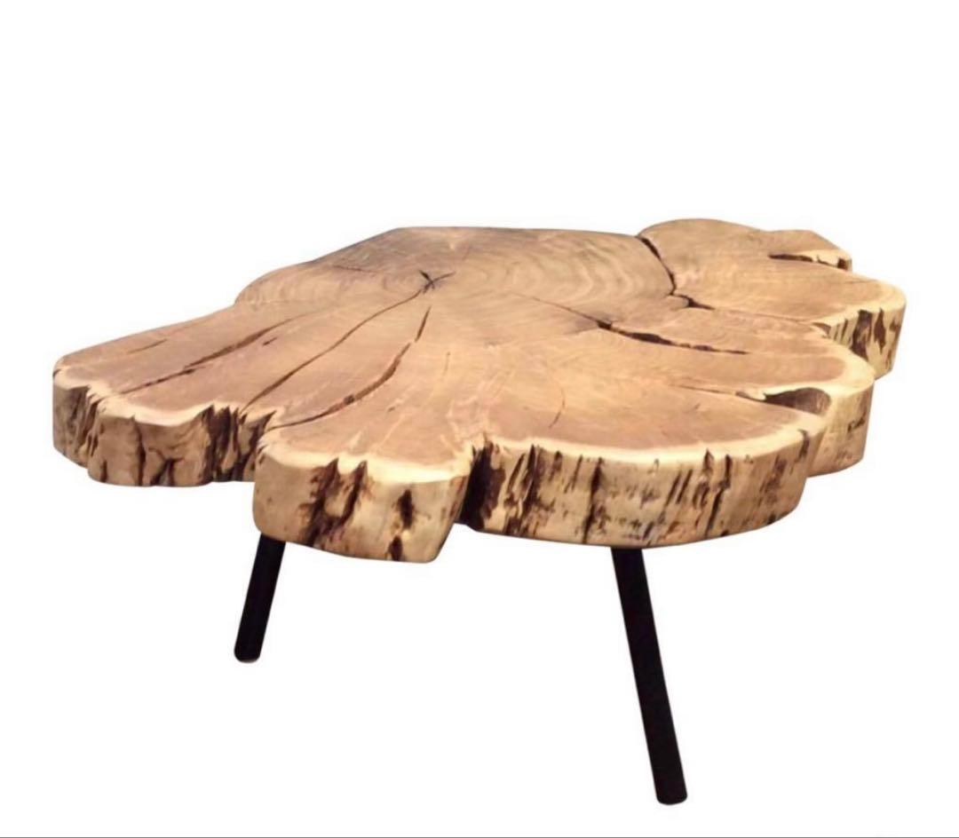 輪切り一枚板コーヒーテーブル