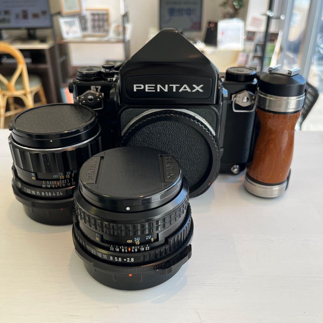 t*o様 PENTAX 67 レンズ2本　90mm 105mm グリップ