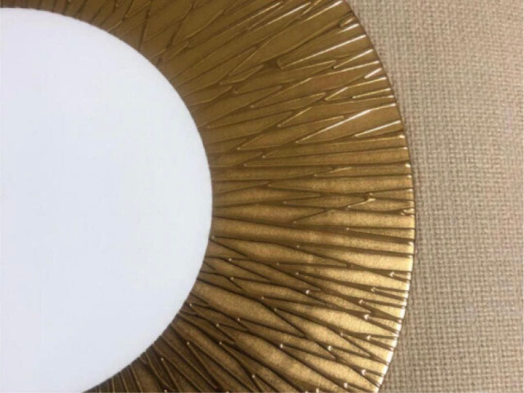 【新品未使用】luzerne ルザーン プレート　ゴールド　皿　ペア　２枚