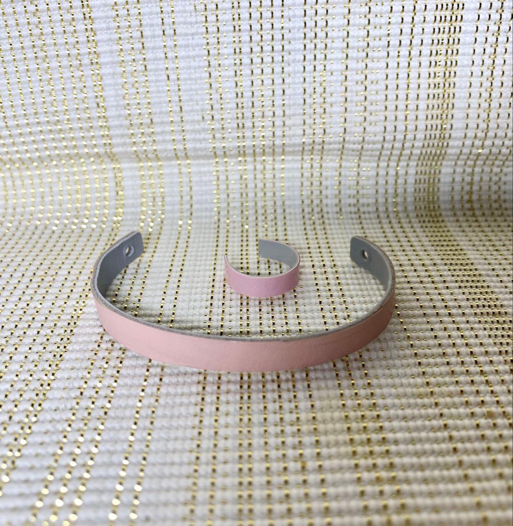 3way使用可能❣️ルジョルジェット　ピンクゴールド　バングル リング セット